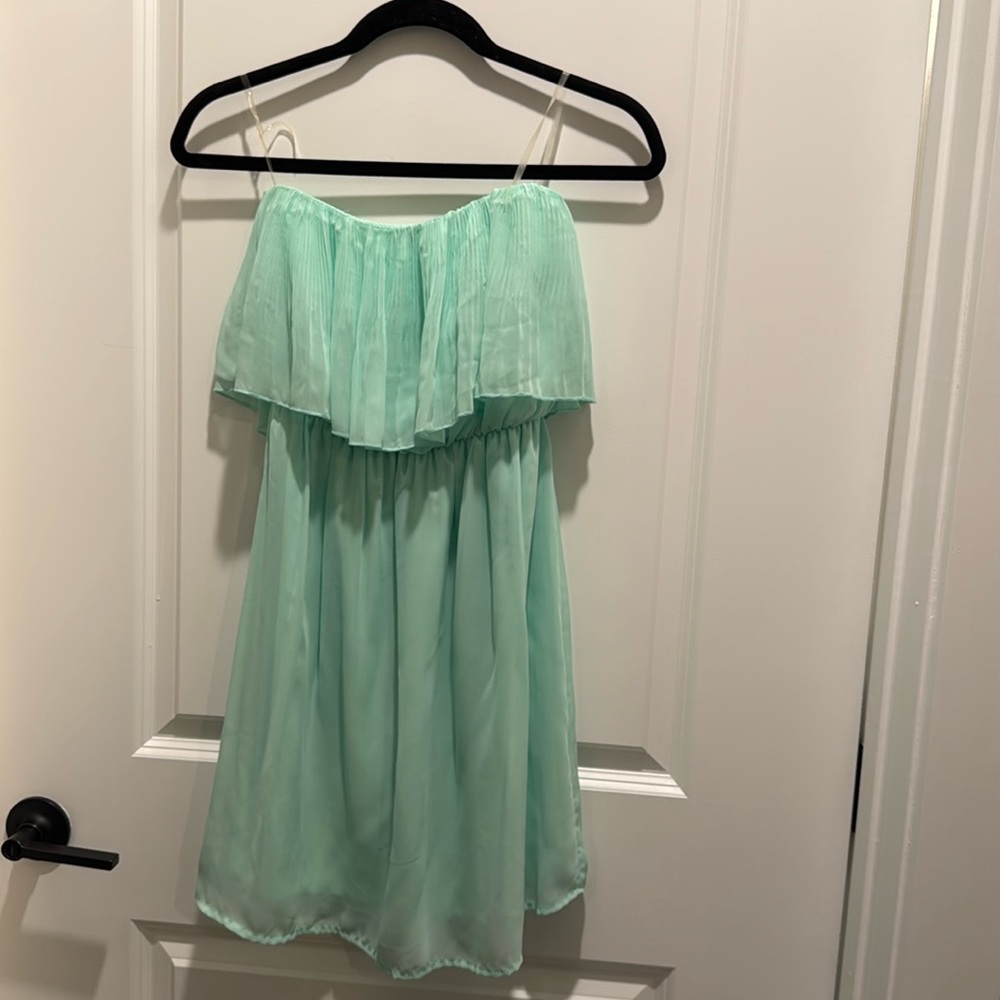 Mint Everly strapless dress